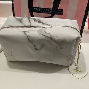 Marble makeup bag